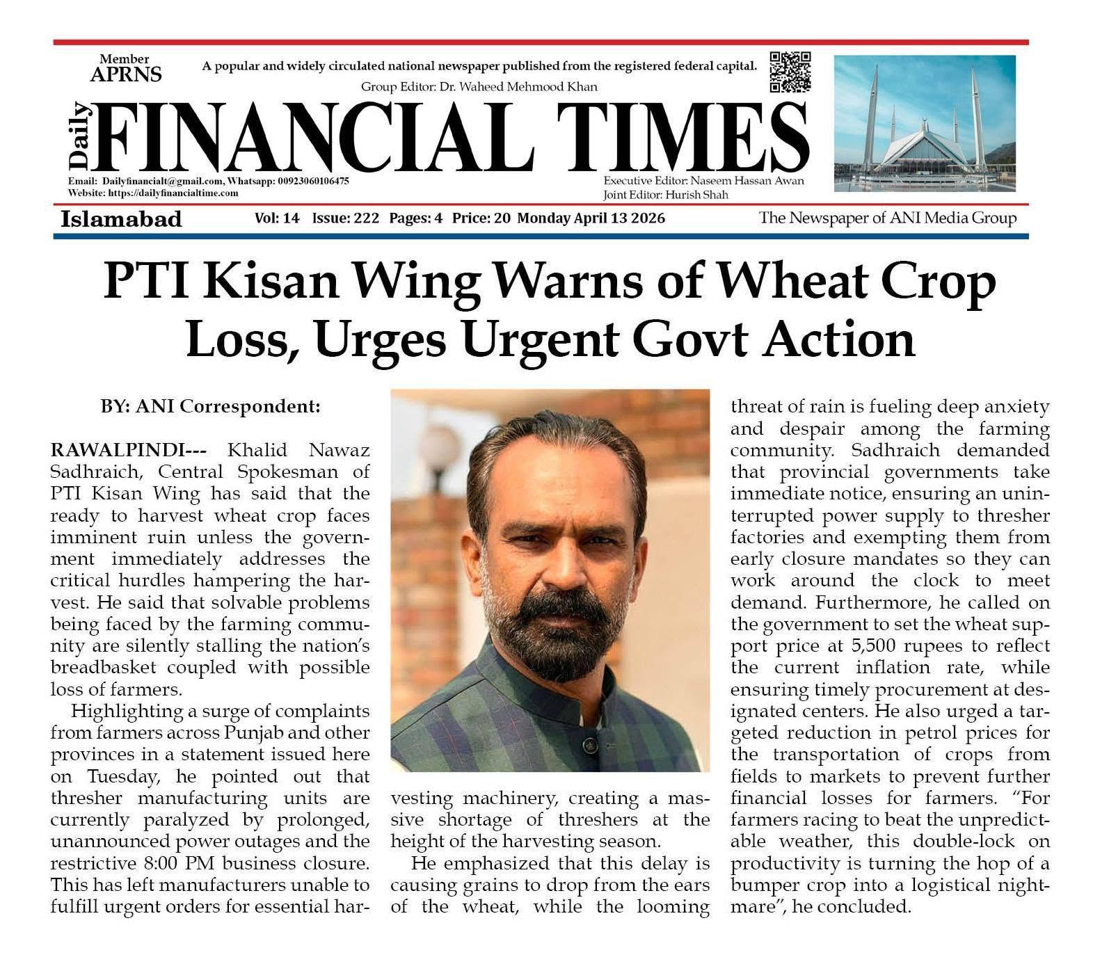 Newspaper clipping
